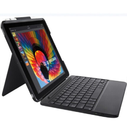 Logitech 920-009047 Slim Combo Case with Detachable Backlit Bluetooth keyboard for I Pad 5th and 6th Gen