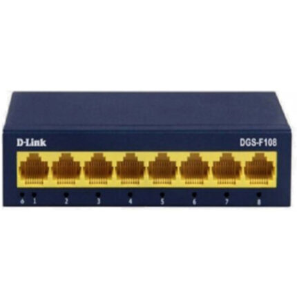 D Link DGS-F108/E 8 Port 100/1000Mbps Unmanaged Switch