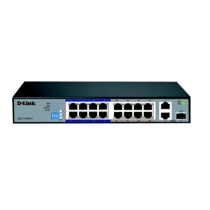 D Link DES-F1016P-E/B 16-port 10/100 Base-T Unmanaged Long Range Switches