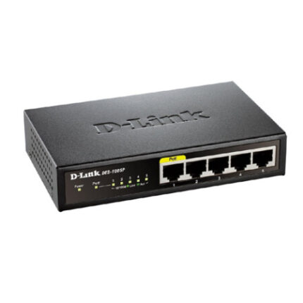 D Link DES-1005P 5-Port 10/100 Switch with 4 PoE Ports