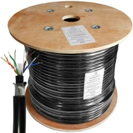 D Link NCB-C6UOBLR-305 Cat6 UTP 23 AWGPE, Outdoor Cable-305m/Roll-Black Colour
