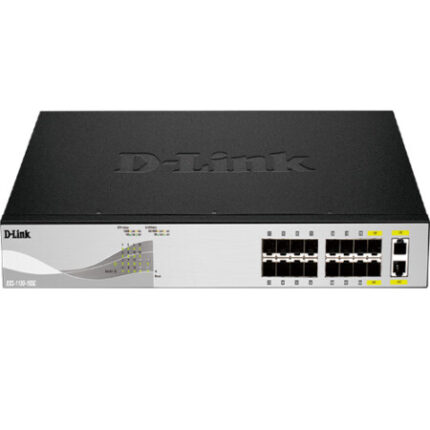 D Link (DXS-1100-16SC) 14-port 10G SFP+ and 2-port 10GBASE-T/SFP + combo port Smart Switch