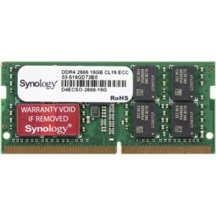 Synology (D4ECSO-2666-16G) 16GB DDR4 2666 MHz ECC SO-DIMM Memory Module
