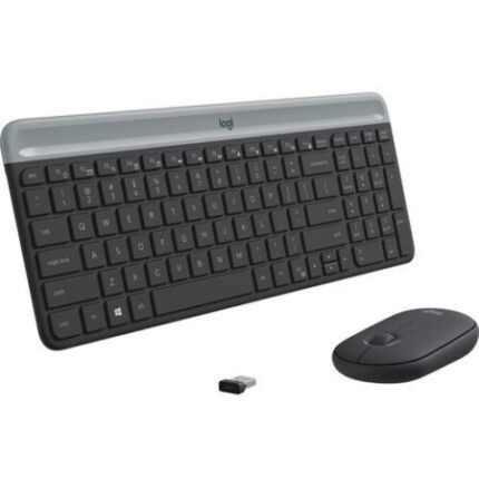 Logitech MK470 Combo Keyboard and Mouse English Black/Grey