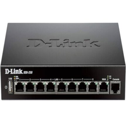 D Link (DSR-250)8-Port Gigabit VPN Router