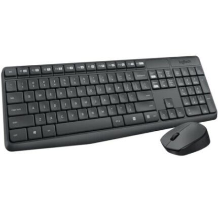 Logitech MK295 Silent Keyboard Mouse Combo, Black