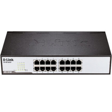 D Link DES-1016D 16-Port Fast Ethernet Unmanaged Desktop Switch