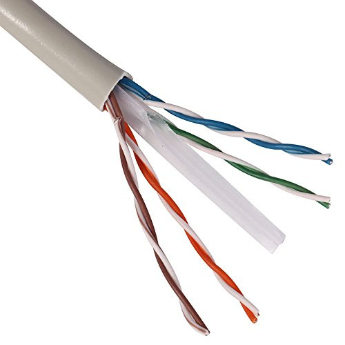 HLZ-C6U0423A-01GY HUBNETIX LANLINE CAT6 U/UTP 4 PAIR 23 AWG PVC UNSHIELDED CABLE GREY 305M