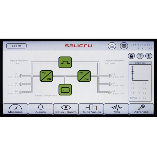 SLC-200-CUBE3+ B1 Uninterruptible power supply system from 7.5 to 200 kVA	681TE000002