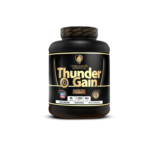 Challenger Nutrition Thunder Gain, Chocolate, 5 LB, 50g Protein