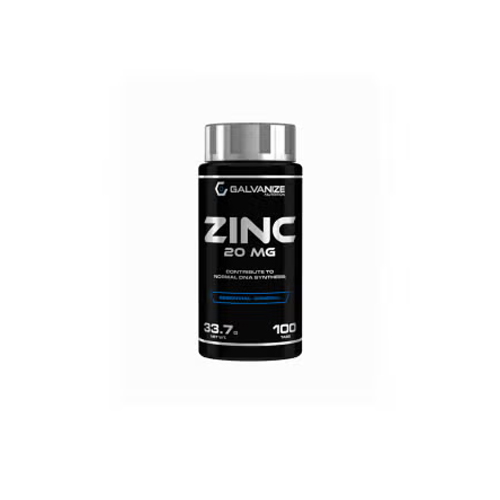 Galvanize Zinc 20mg 100comp