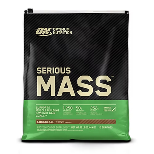 OPTIMUM NUTRITION, Serious Mass, Chocolate, 12lbs