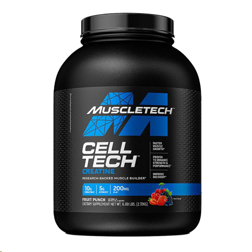 MuscleTech Cell-Tech Creatine Powder & Nitro-Tech Whey Protein Powder Bundle | Muscle Builder & Recovery Formula