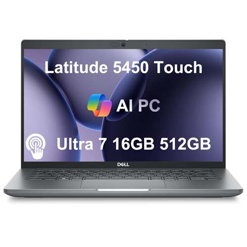 Dell Latitude 5450 Laptop 14" FHD Display  Core Ultra 7-155U 16GB RAM 512GB SSD Windows 11 Pro Grey